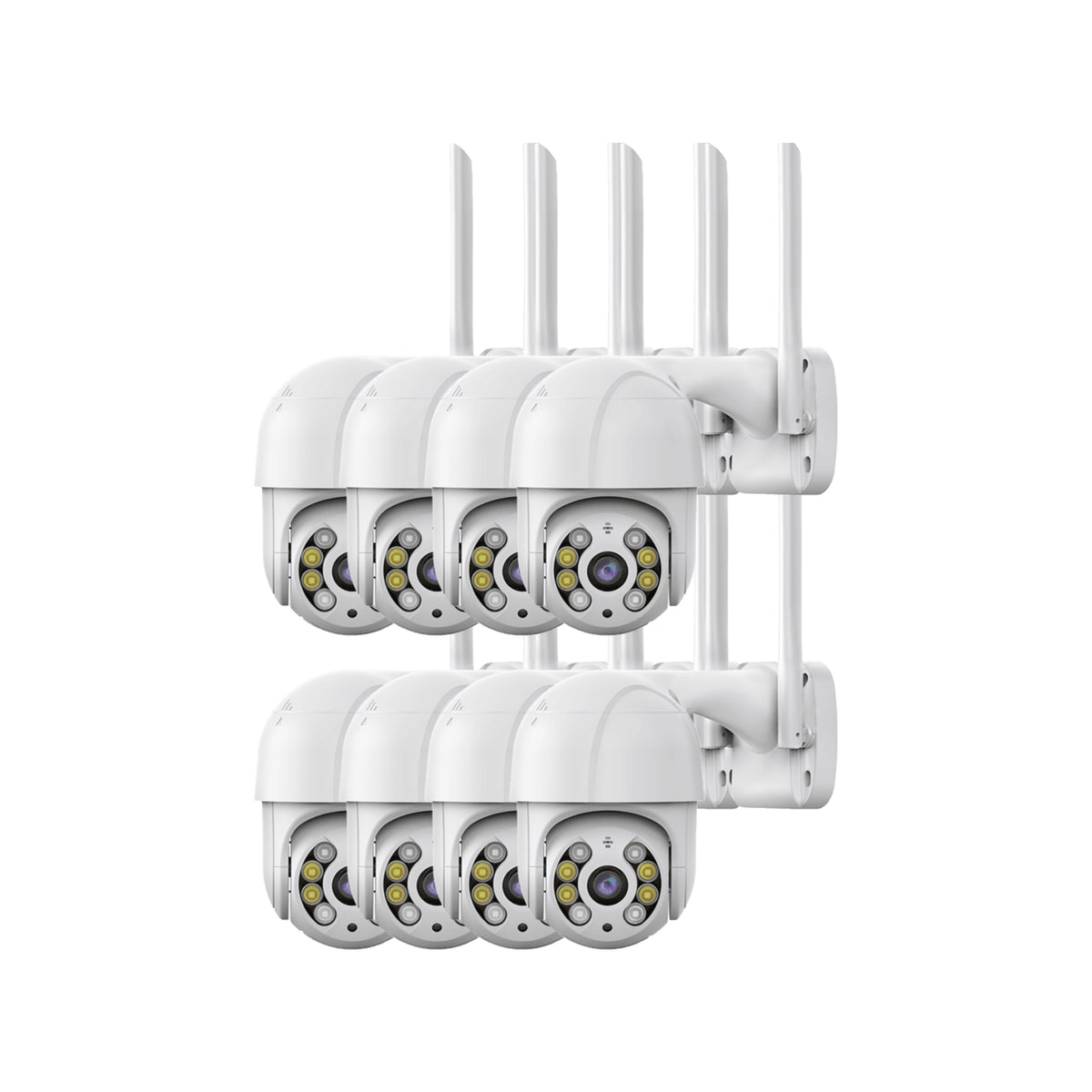 8x Wireless CCTV Cameras
